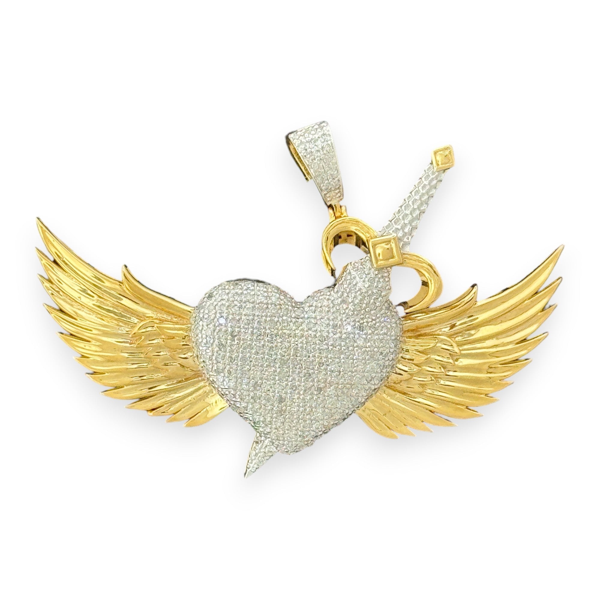 10KT Gold Diamond Pendants