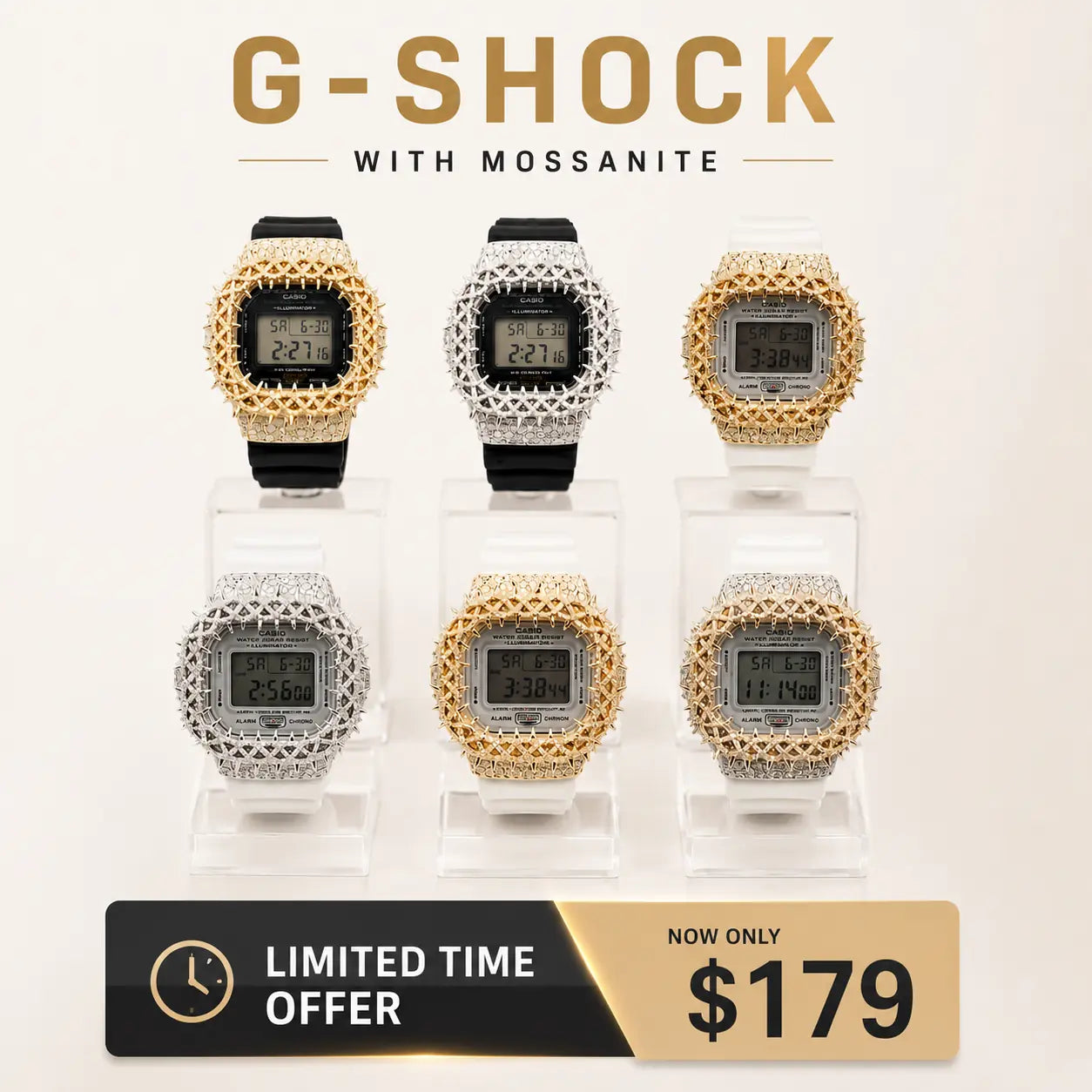 Wholesale Moissanite G-Shock Watches