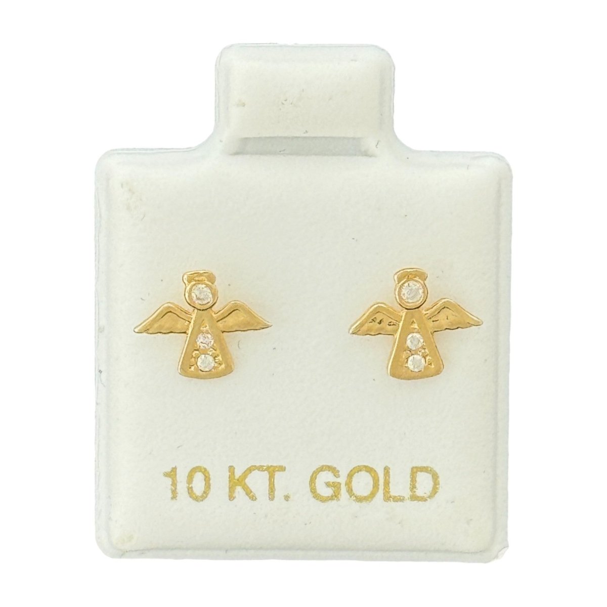 10KT Angel Stud Gold Earrings