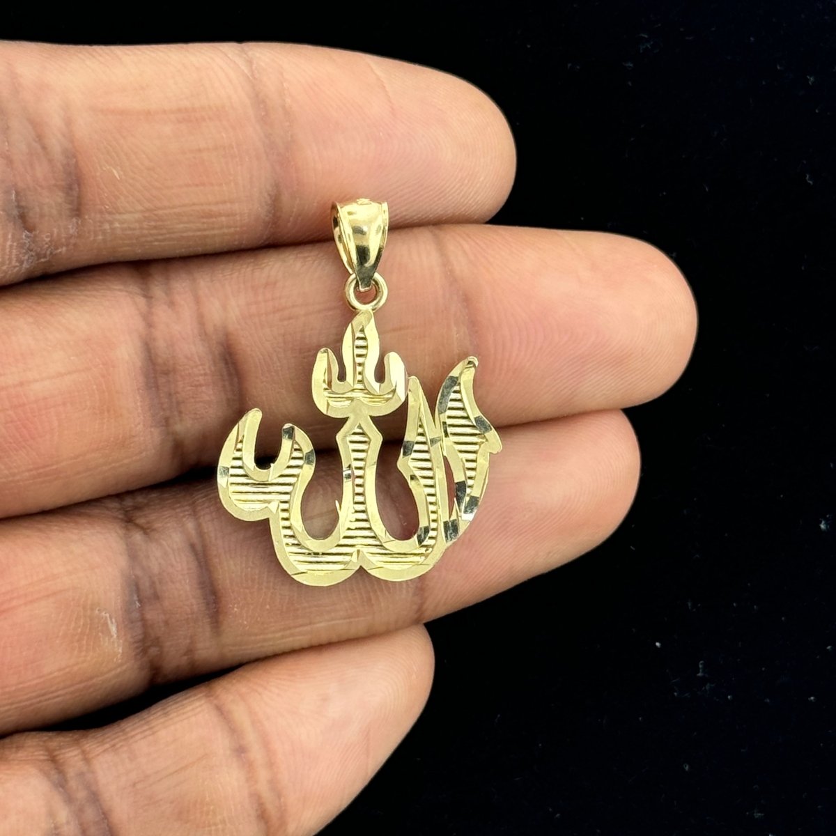 10KT Gold Allah Pendant