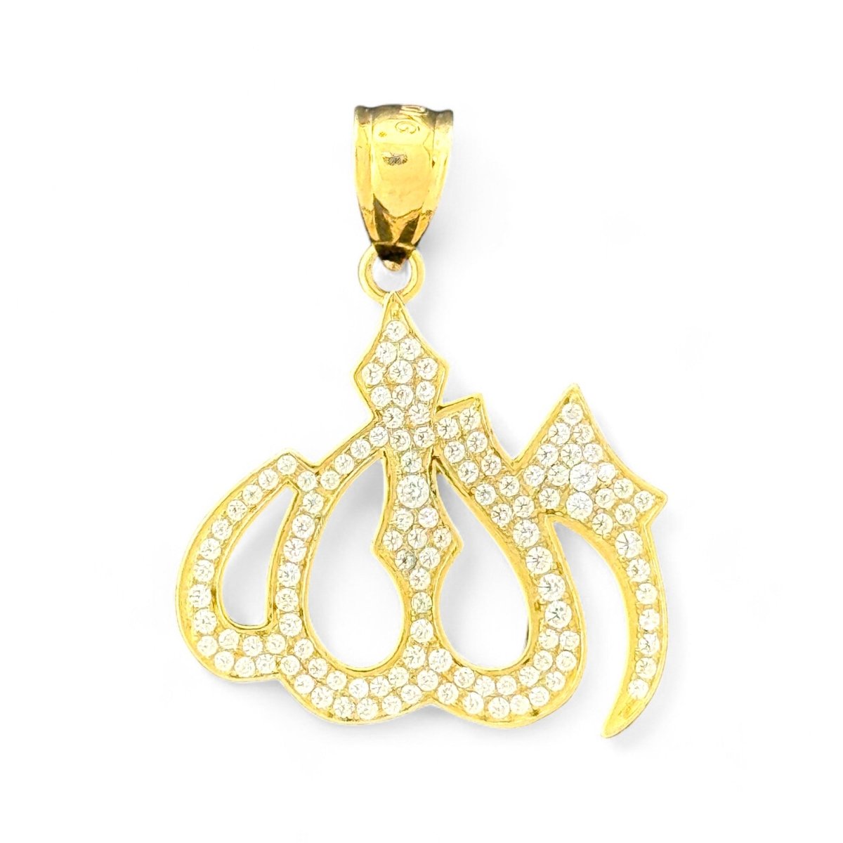 10KT Gold Allah Pendant