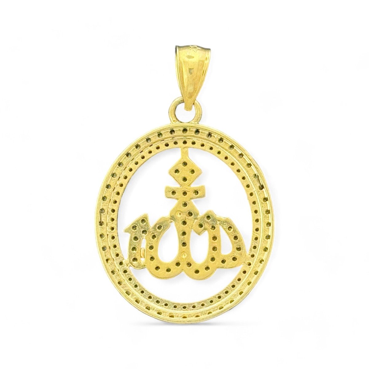 10KT Gold Allah Pendant