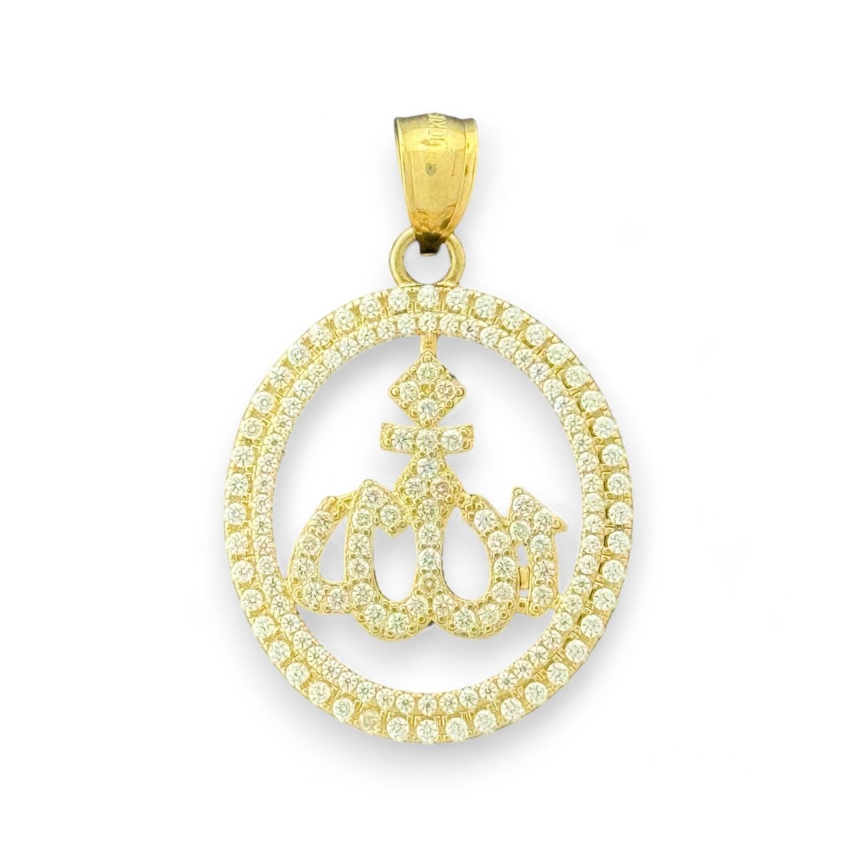 10KT Gold Allah Pendant