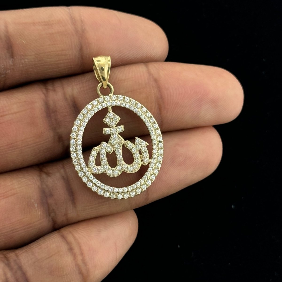 10KT Gold Allah Pendant