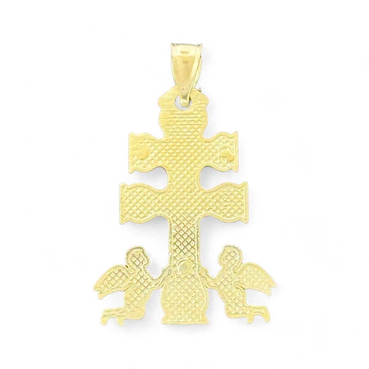 10KT Gold Caravaca Cross Pendant