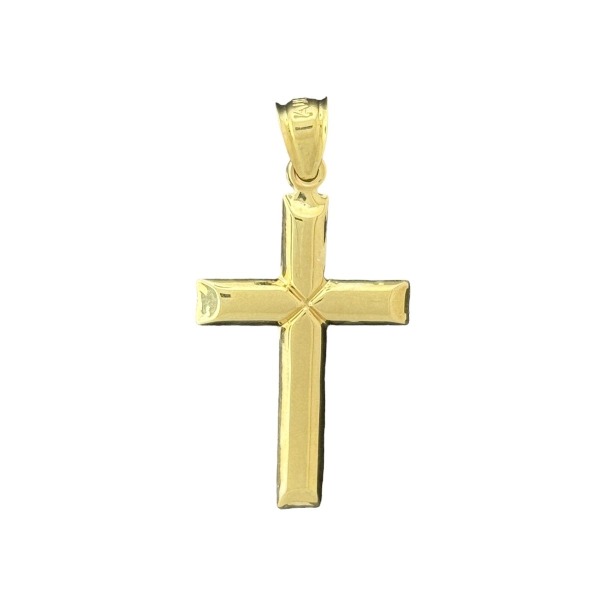 10KT Gold Crucifix Pendant - 2.13g