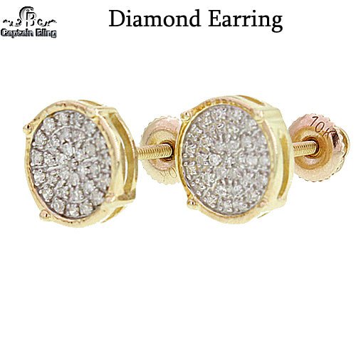 10KT GOLD DIAMOND EARRING 12334