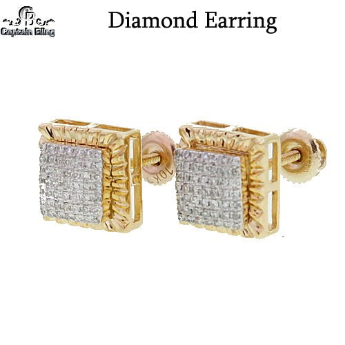 10KT GOLD DIAMOND EARRING 12564