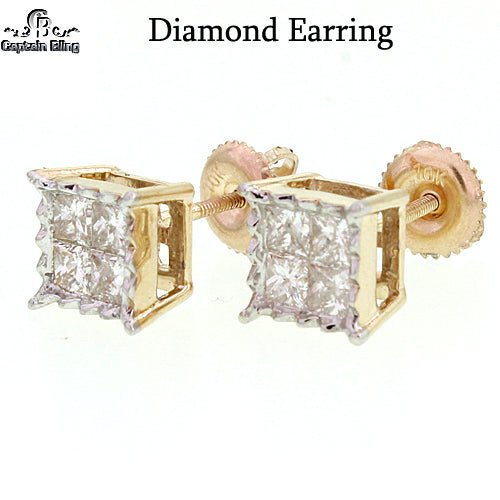 10KT GOLD DIAMOND EARRING 12623