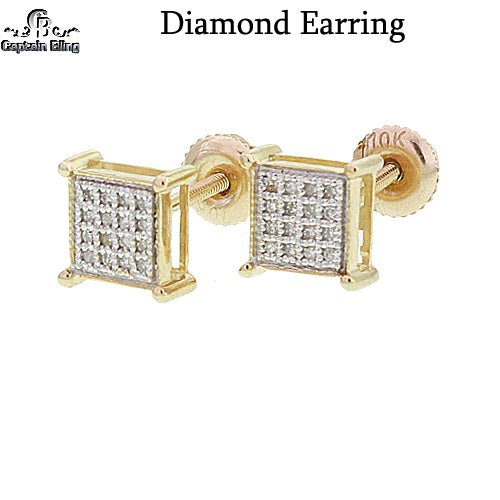 10KT GOLD DIAMOND EARRING 12863