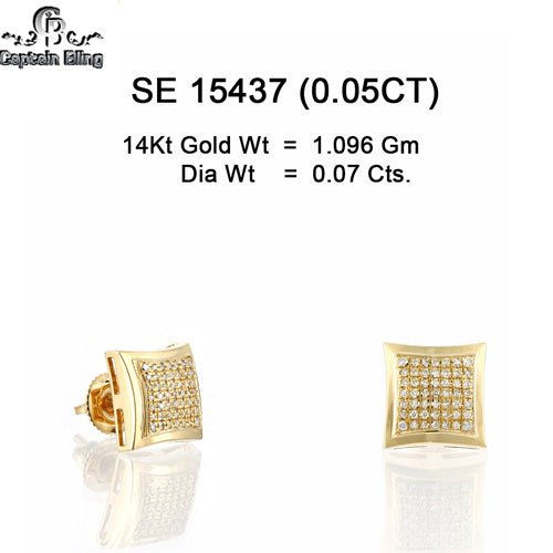 10KT GOLD DIAMOND EARRING 15437