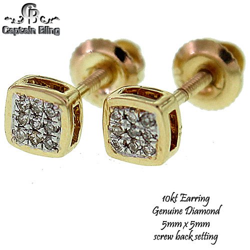 10KT GOLD DIAMOND EARRING 5853