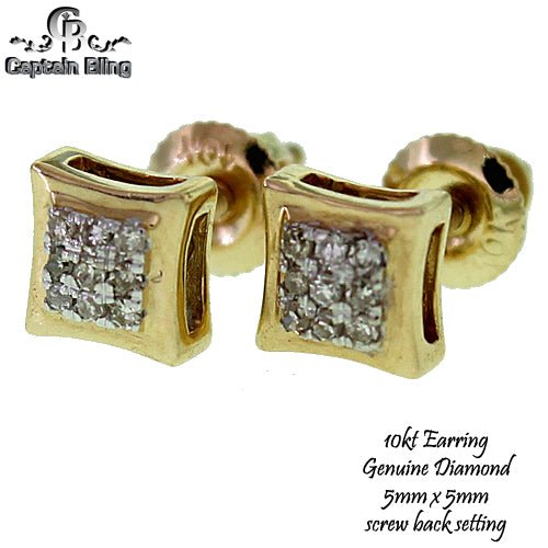 10KT GOLD DIAMOND EARRING 5857