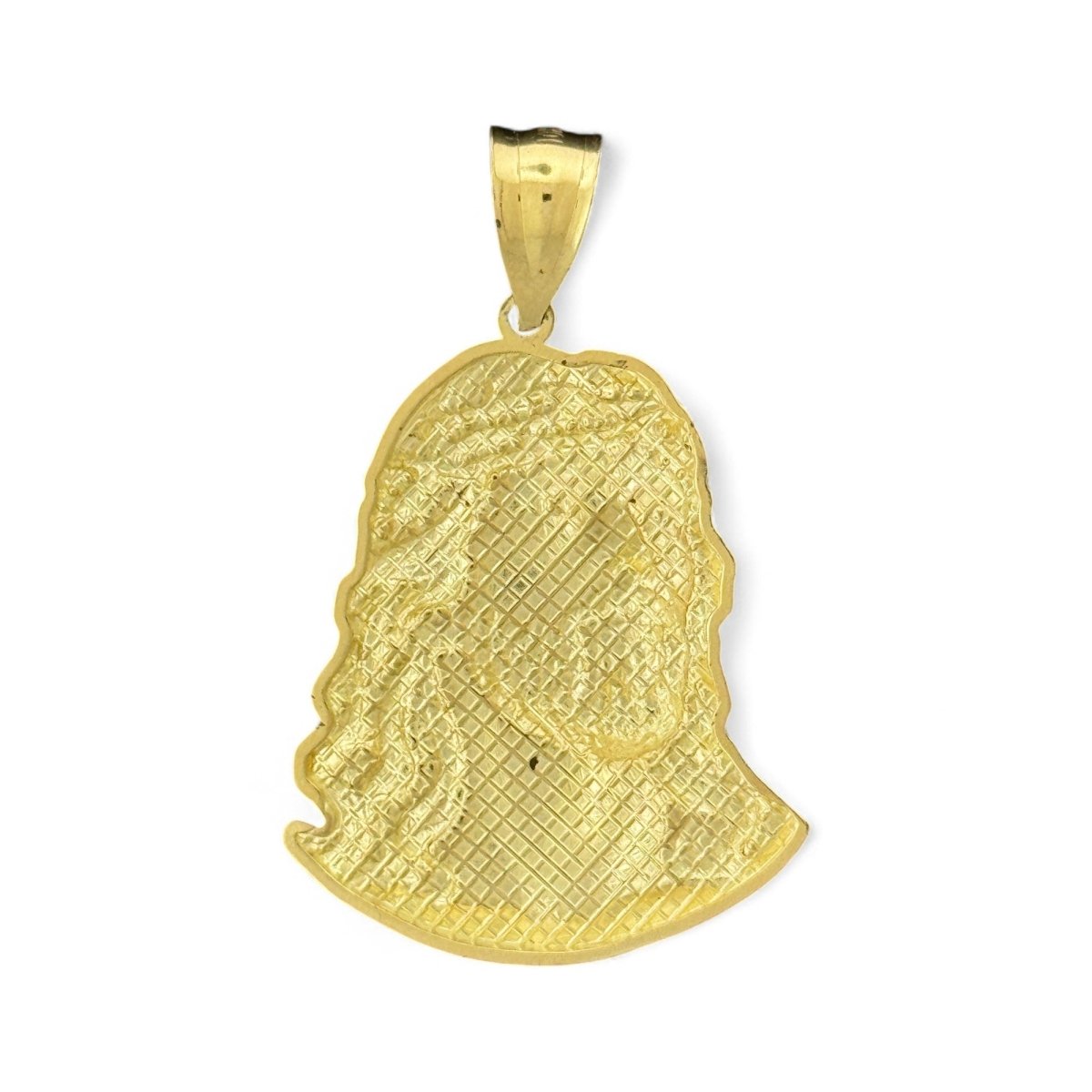 10KT Gold Jesus Head Pendant - 5.8 Grm