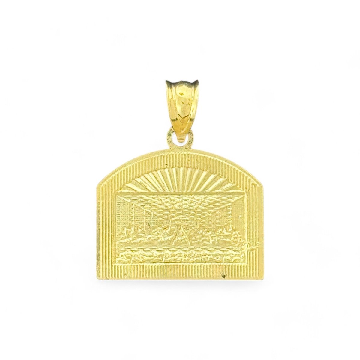 10KT Gold Last Supper Pendant - 1.8 Grm