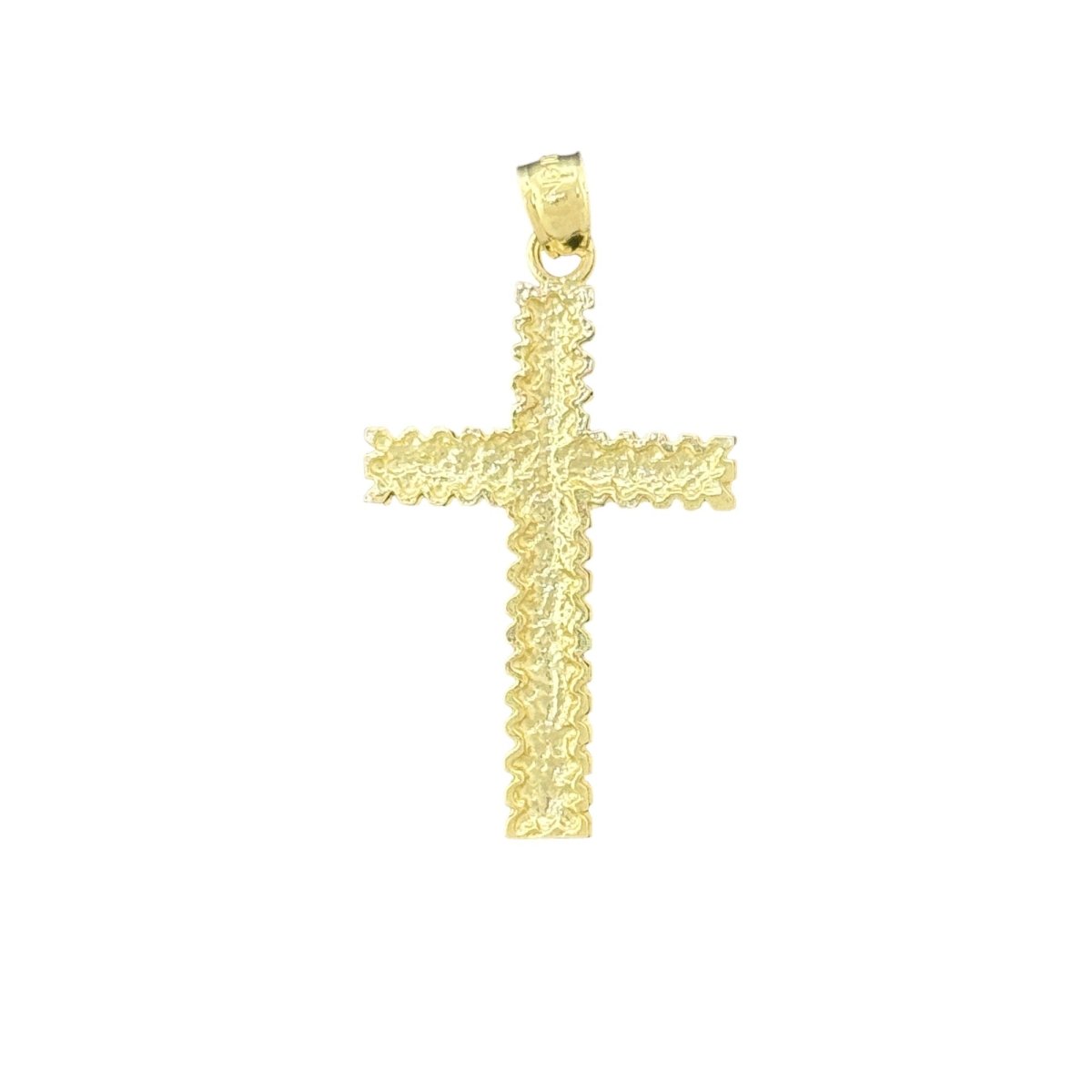 10KT Gold Ornate Cross Pendant - 1.81g