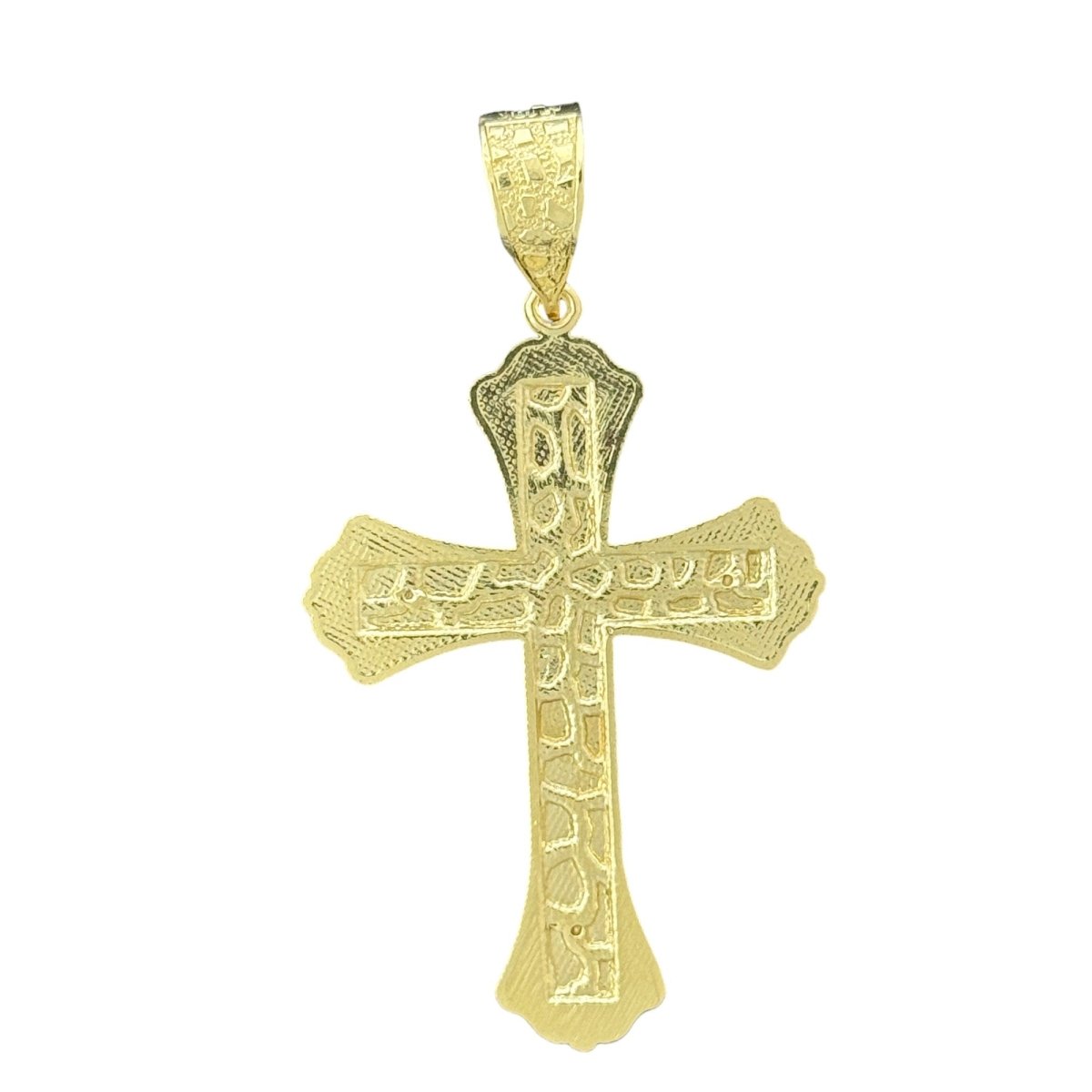 10KT Gold Ornate Cross Pendant - 4.6g