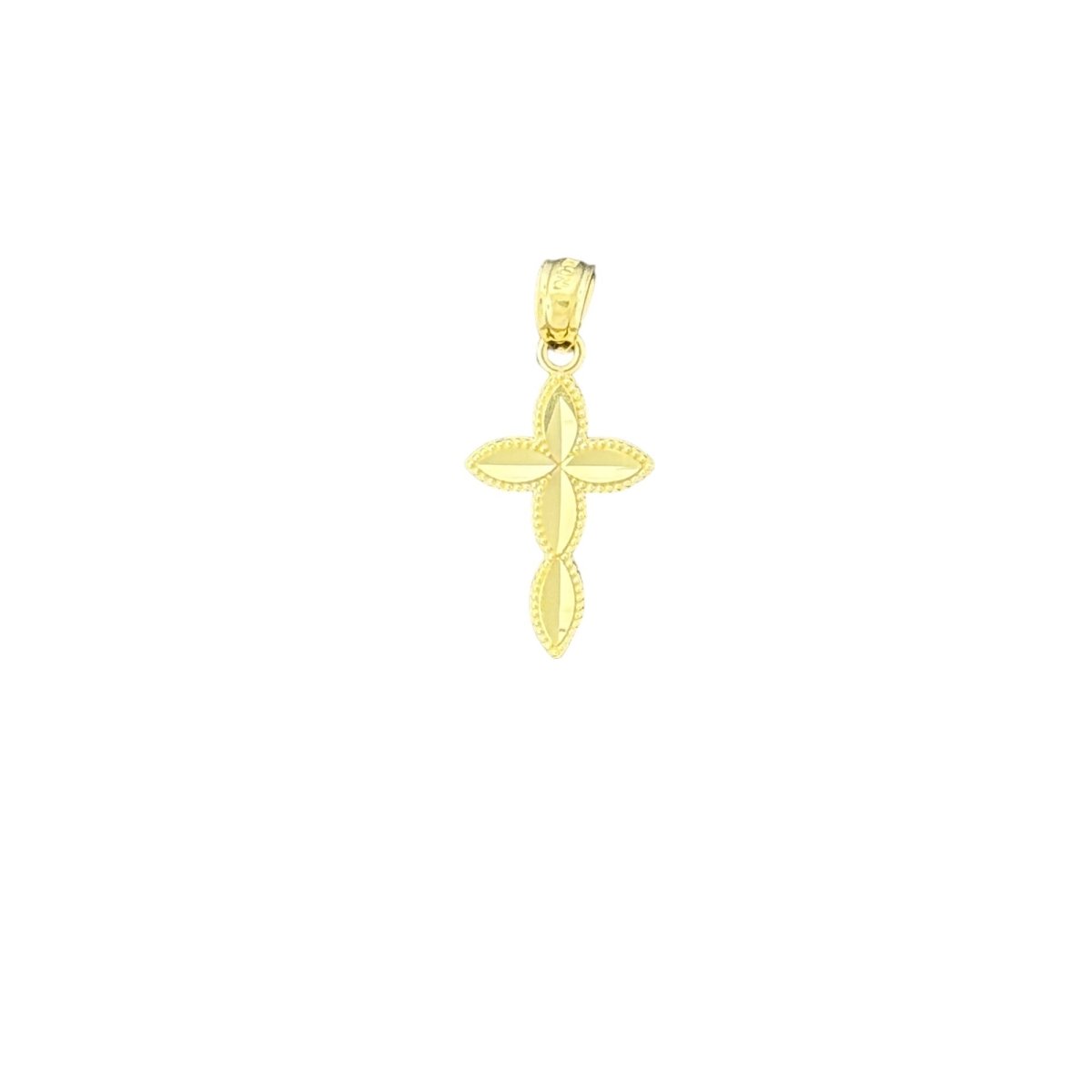 10KT Gold Petite Cross Pendant 0.49g