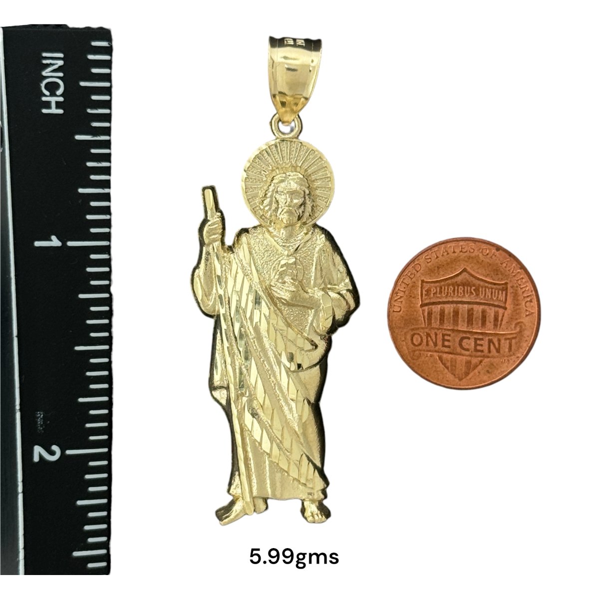 10KT Gold Saint Pendants - 0.70g, 1.89g, 3.51g, 5.99g Religious Jewelry