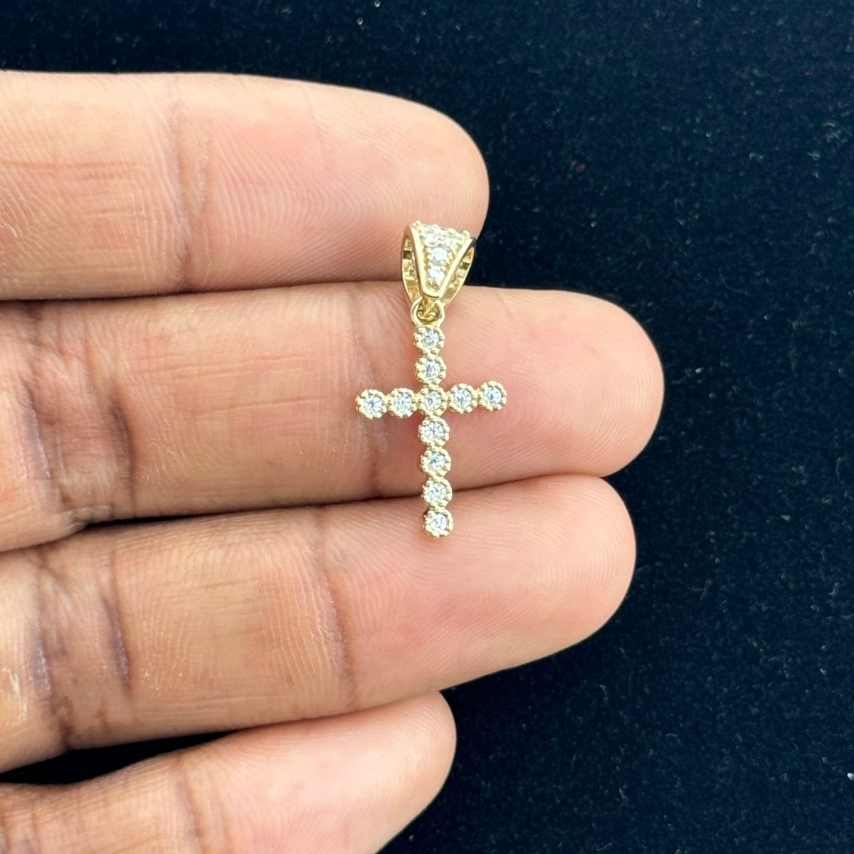 10KT Gold Small Cross Pendant