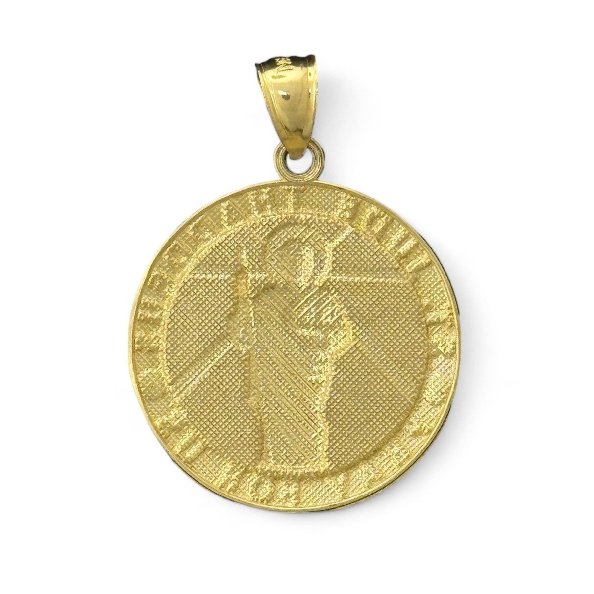 10KT Gold St. Jude Thaddeus Pendant - 2.89g