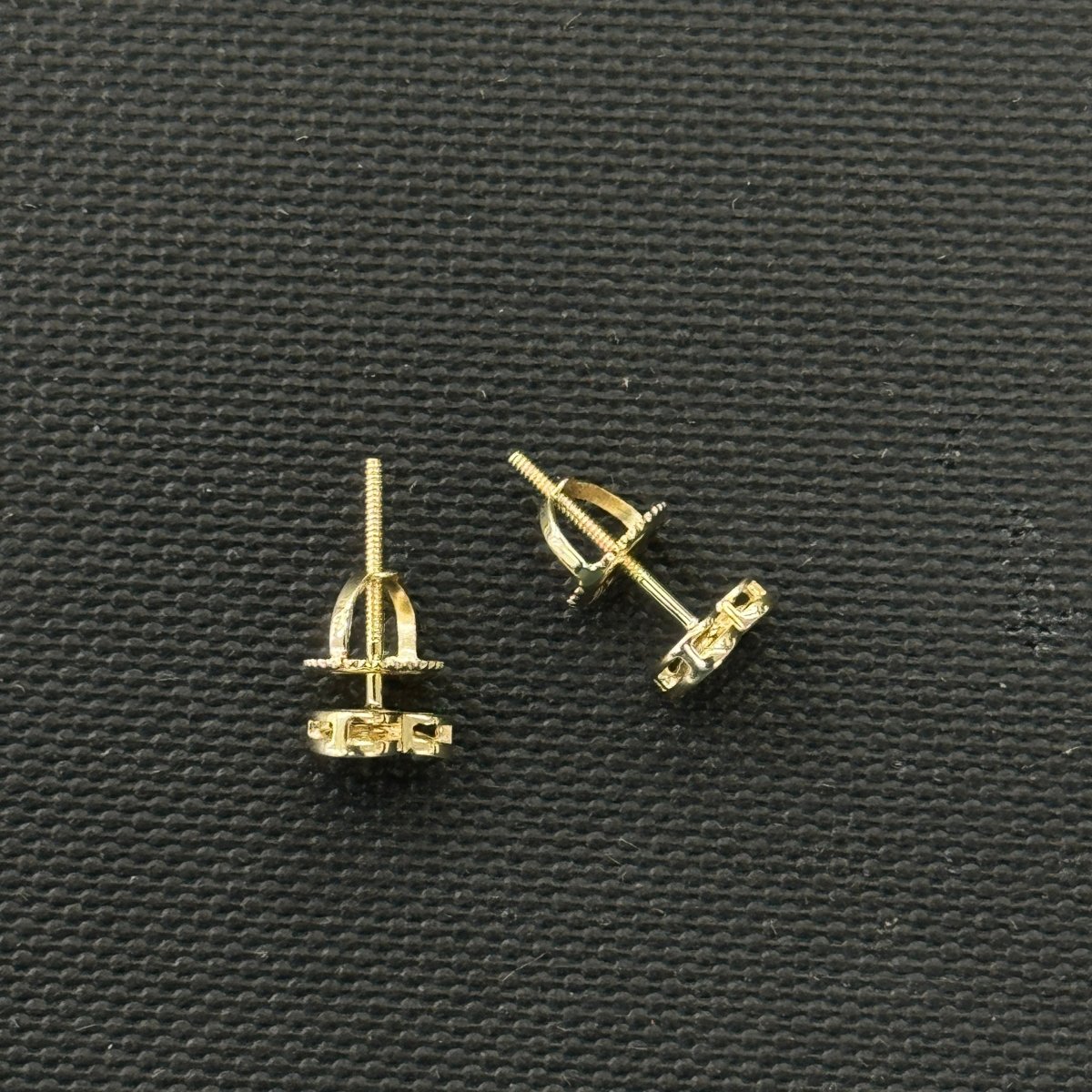 10KT Moissanite Heart Earrings