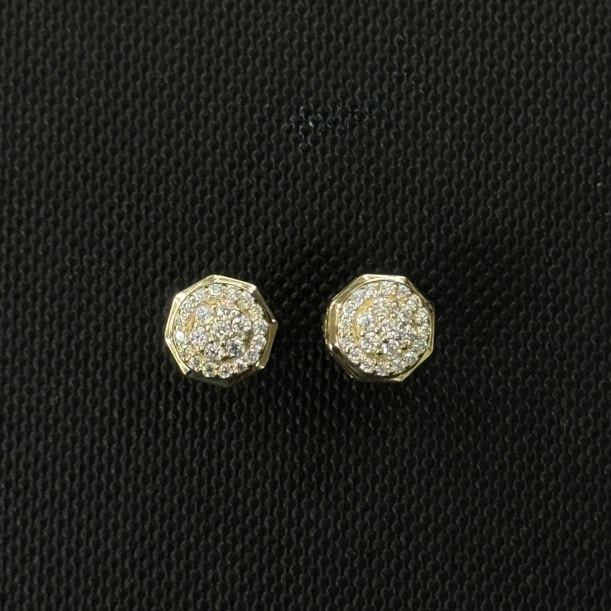 10KT Moissanite Octagan Earrings