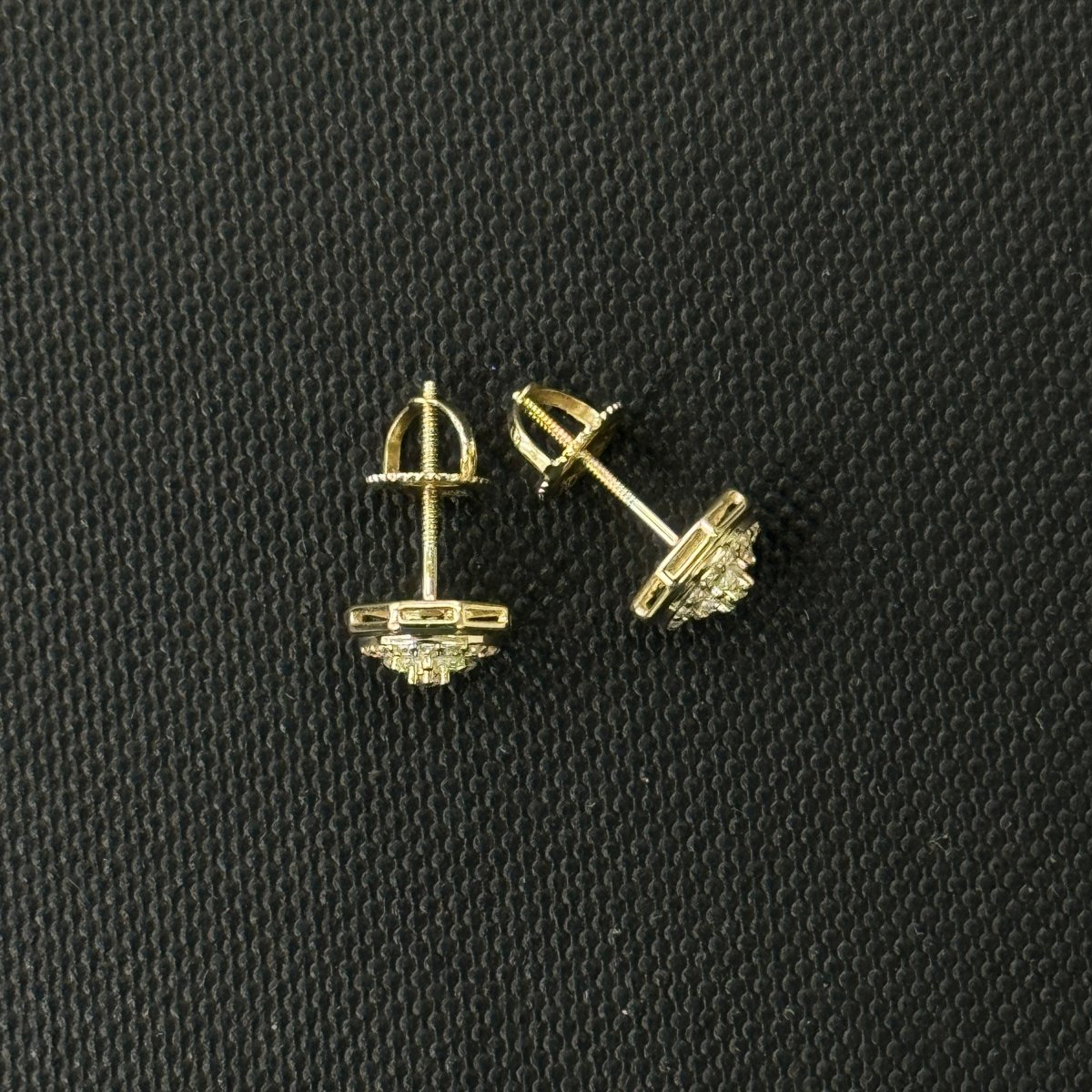 10KT Moissanite Octagan Earrings