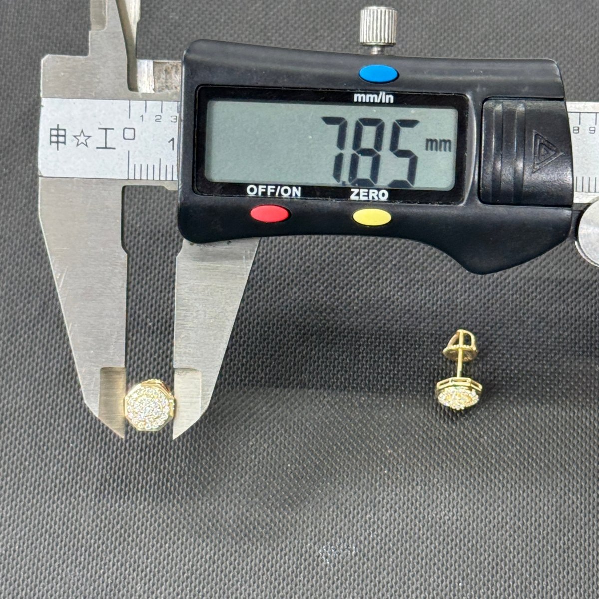 10KT Moissanite Octagan Earrings