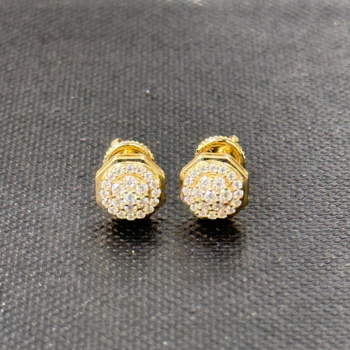 10KT Moissanite Octagan Earrings