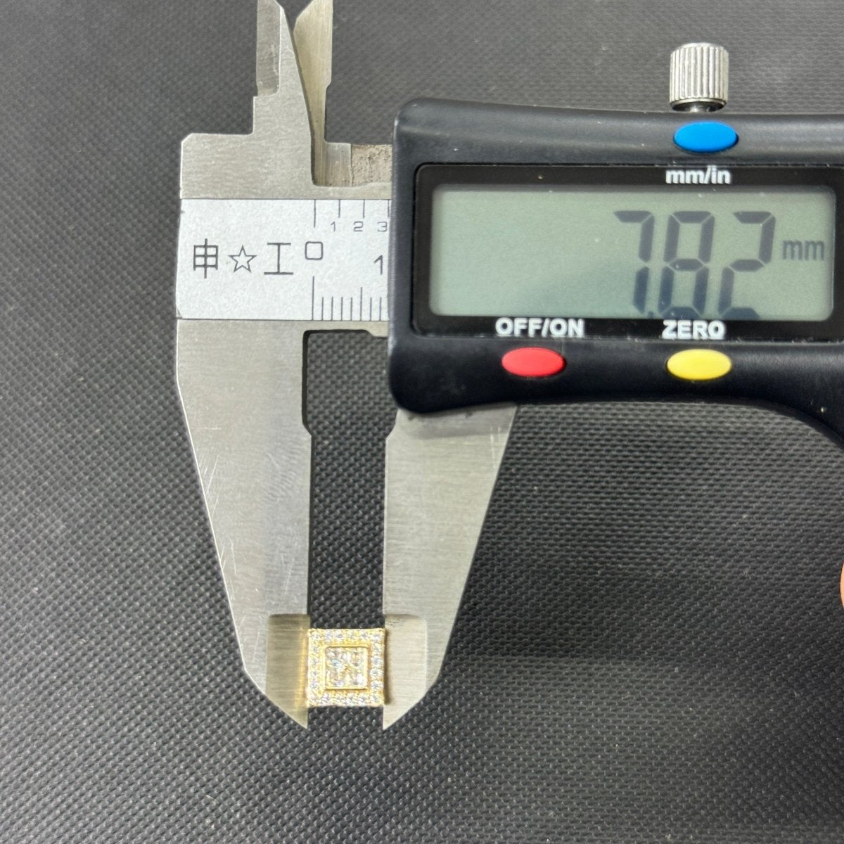 10KT Moissanite Square Earrings