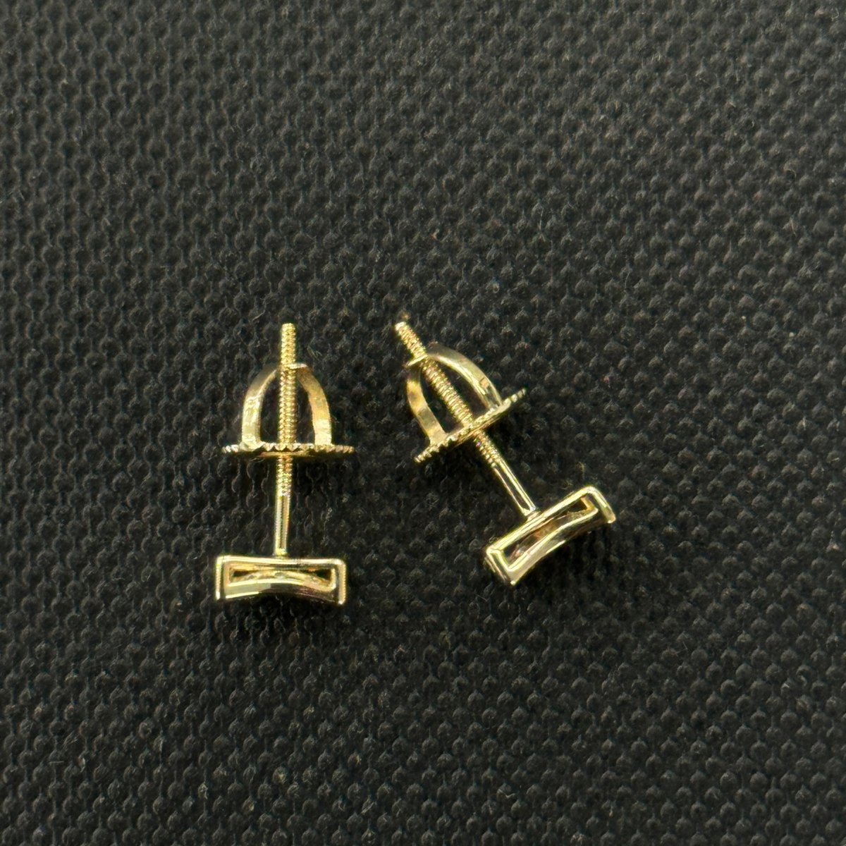 10KT Moissanite Square Earrings