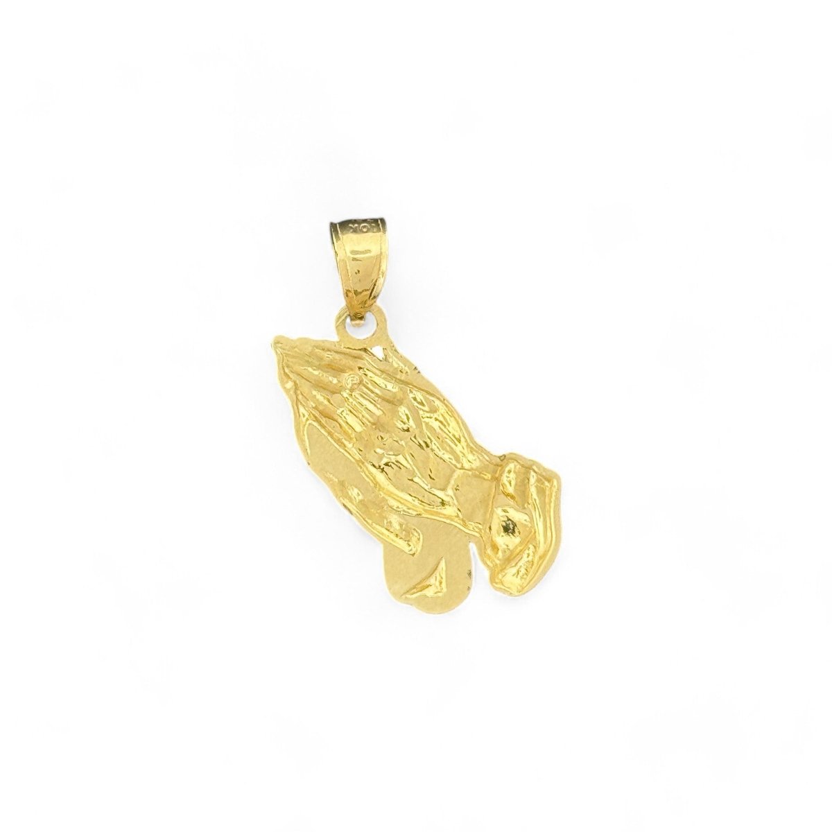 10KT Praying Hands Gold Pendant - 1.15 Grm