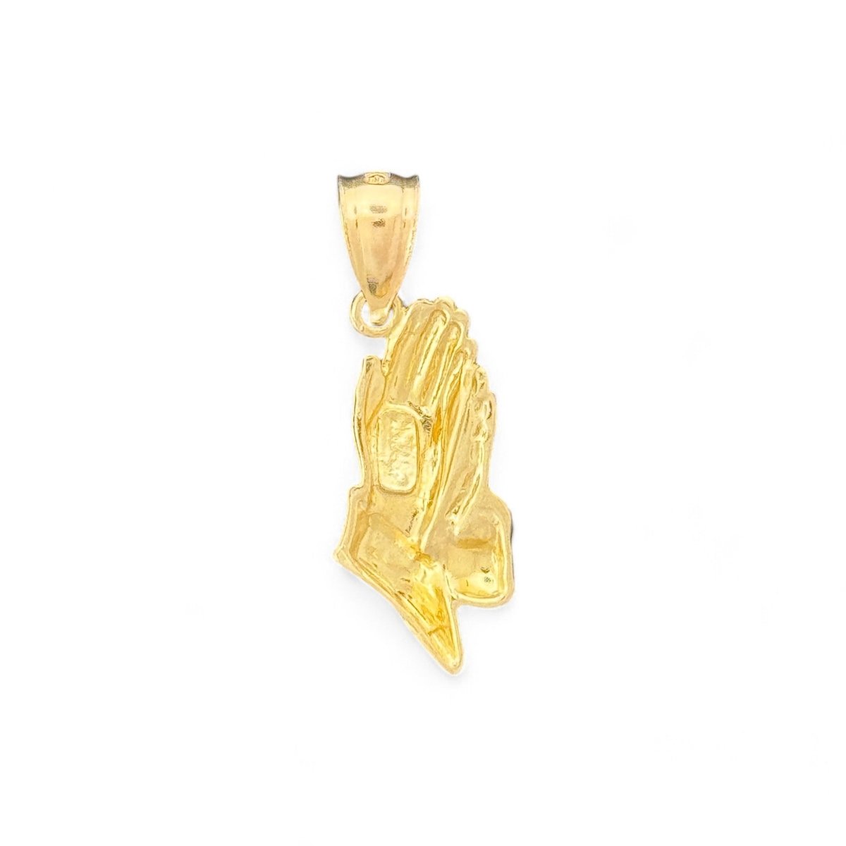 10KT Praying Hands Gold Pendant - 1.67 Grm