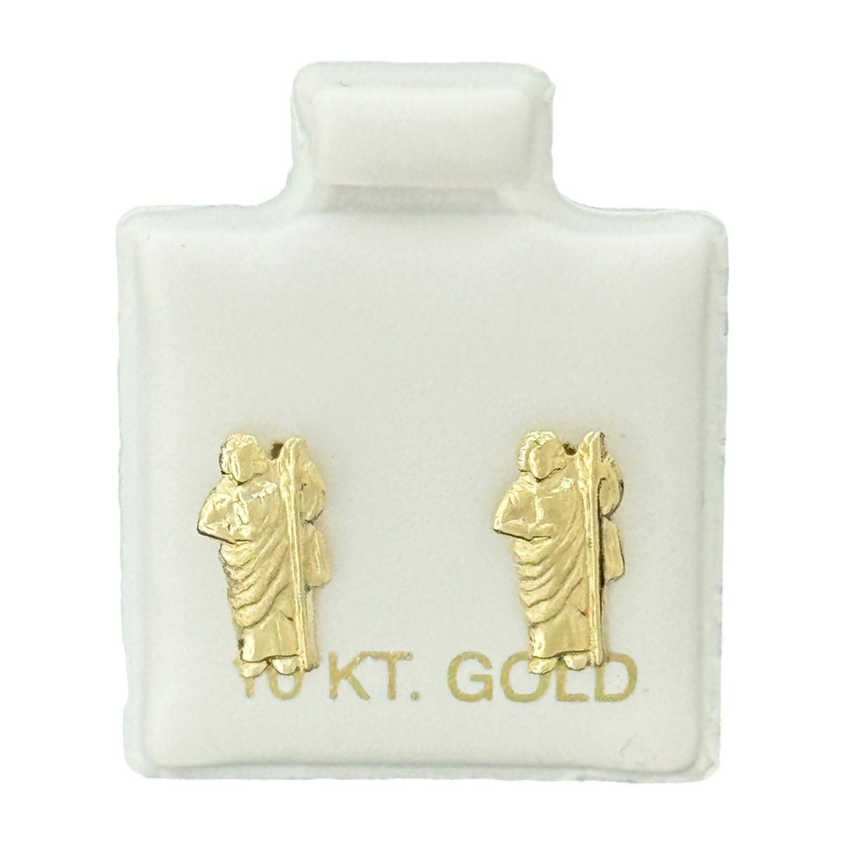 10KT Saint Jude Gold Earrings