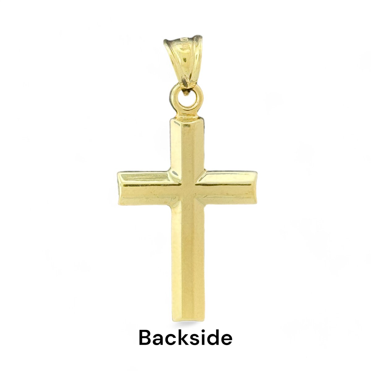 10KT Two - Tone Gold Cross Pendant