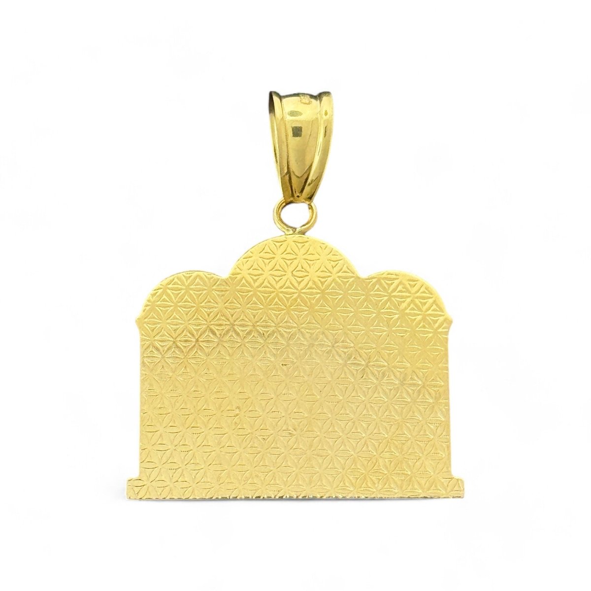 10KT Two Tone Gold Last Supper Pendant