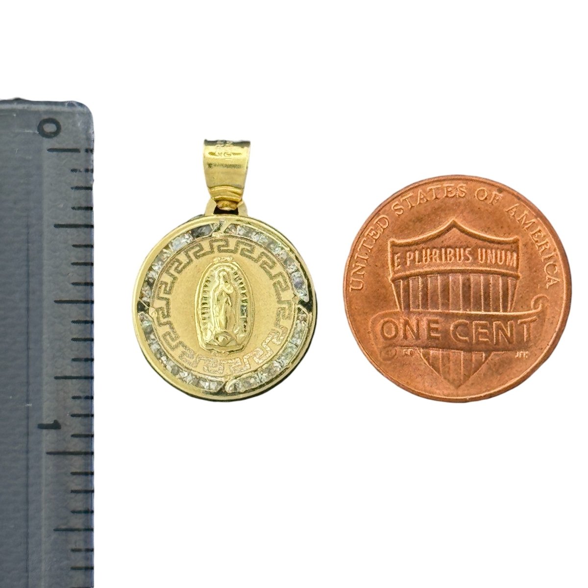 10KT Virgin Mary Pendant, 0.99g