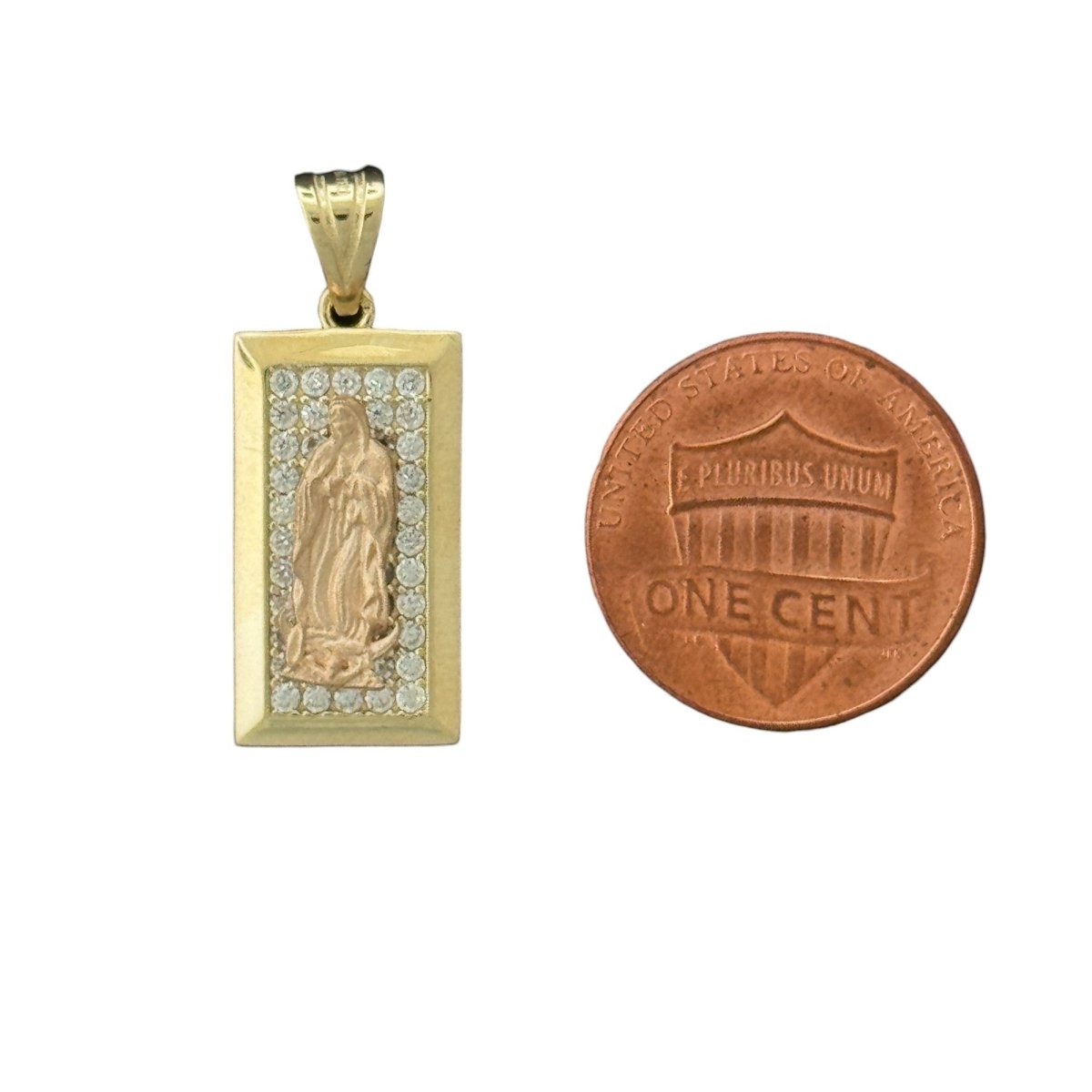 10KT Virgin Mary Pendant, 2.14g