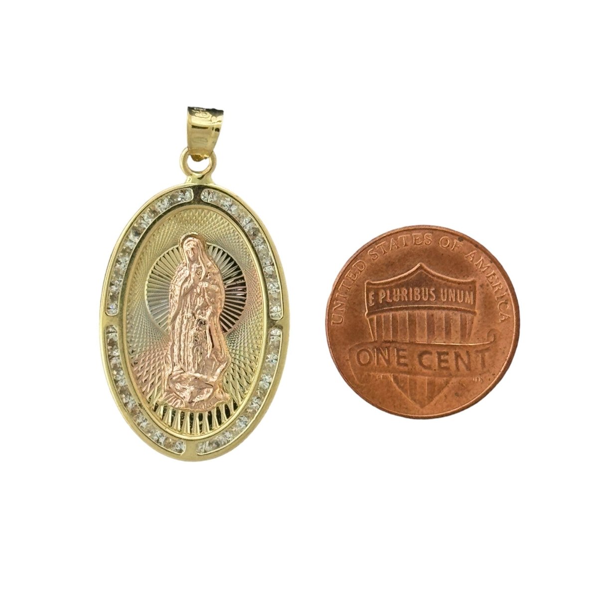 10KT Virgin Mary Pendant, 2.16g