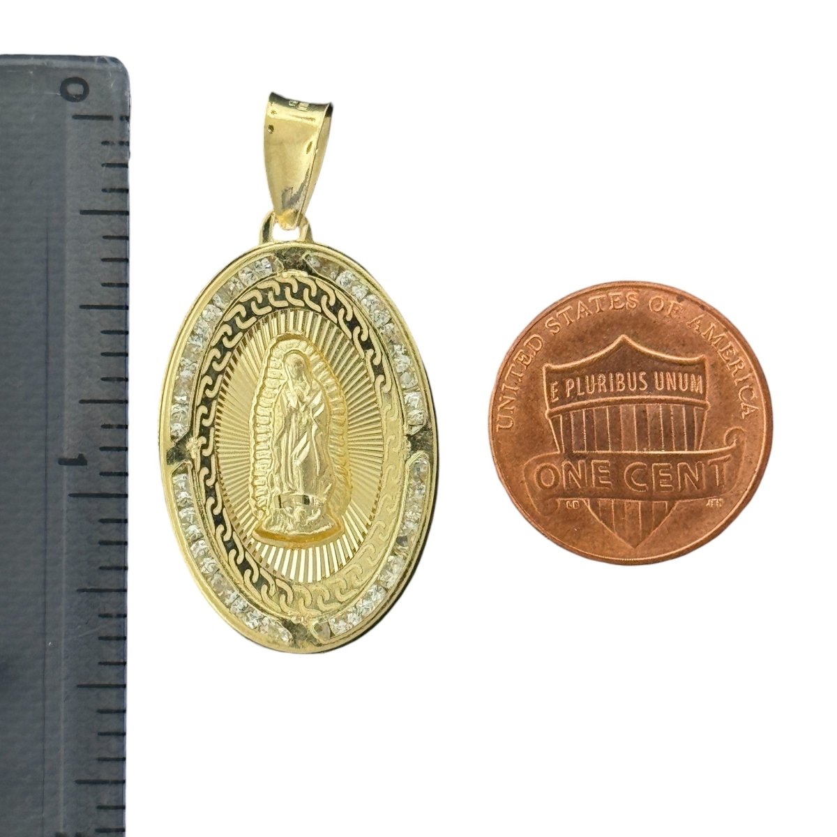 10KT Virgin Mary Pendant, 2.18g