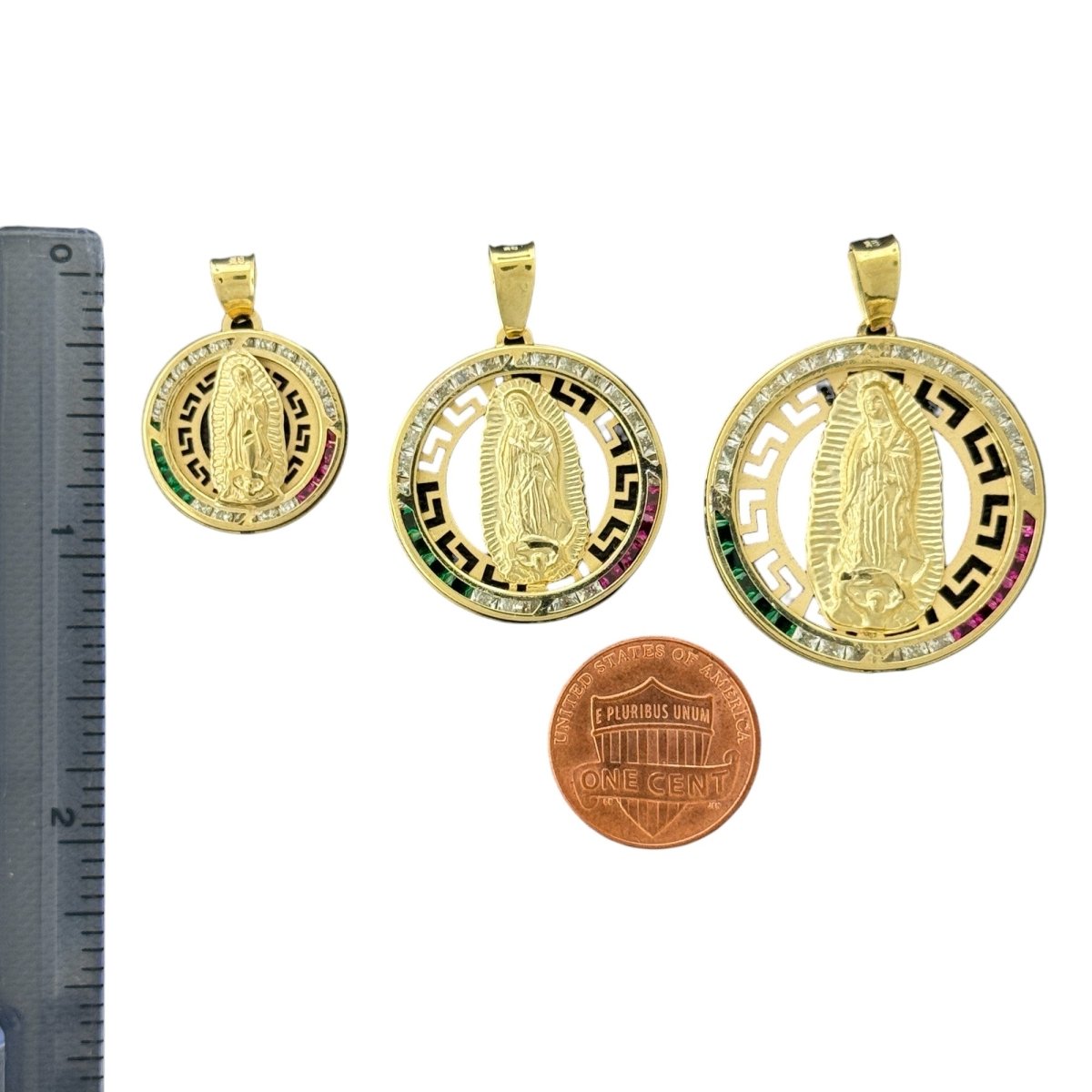 10KT Virgin Mary Pendants