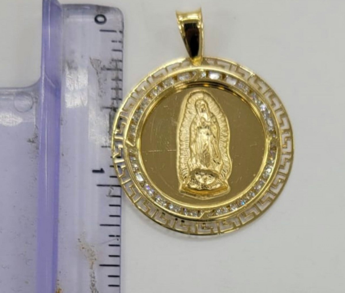 10KT Virgin Mary real gold, brand new, Pendant,