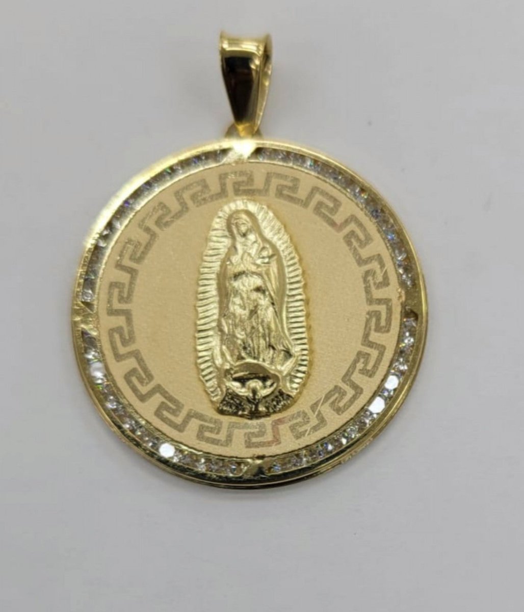 10KT Virgin Mary real gold, Pendant,