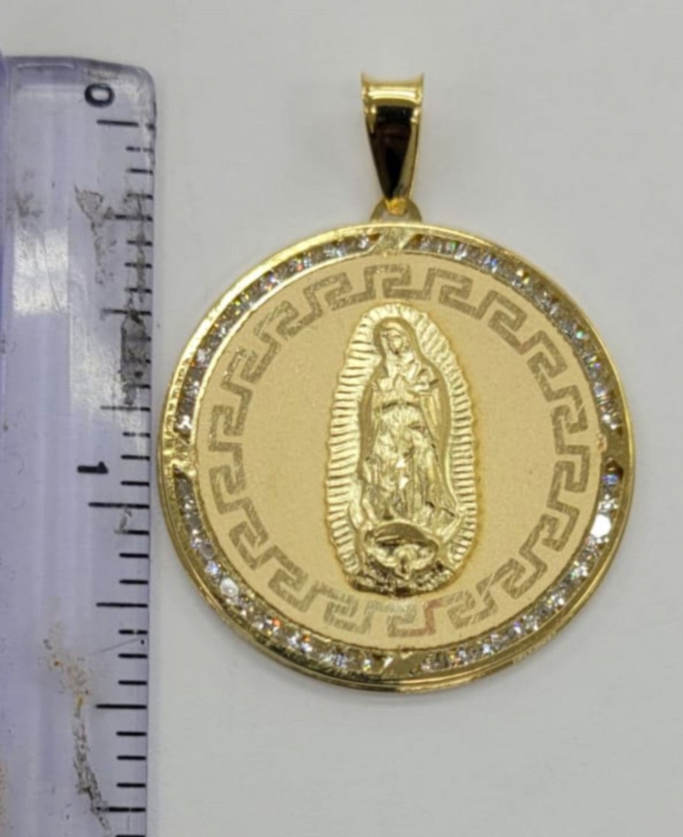 10KT Virgin Mary real yellow gold, Pendant,