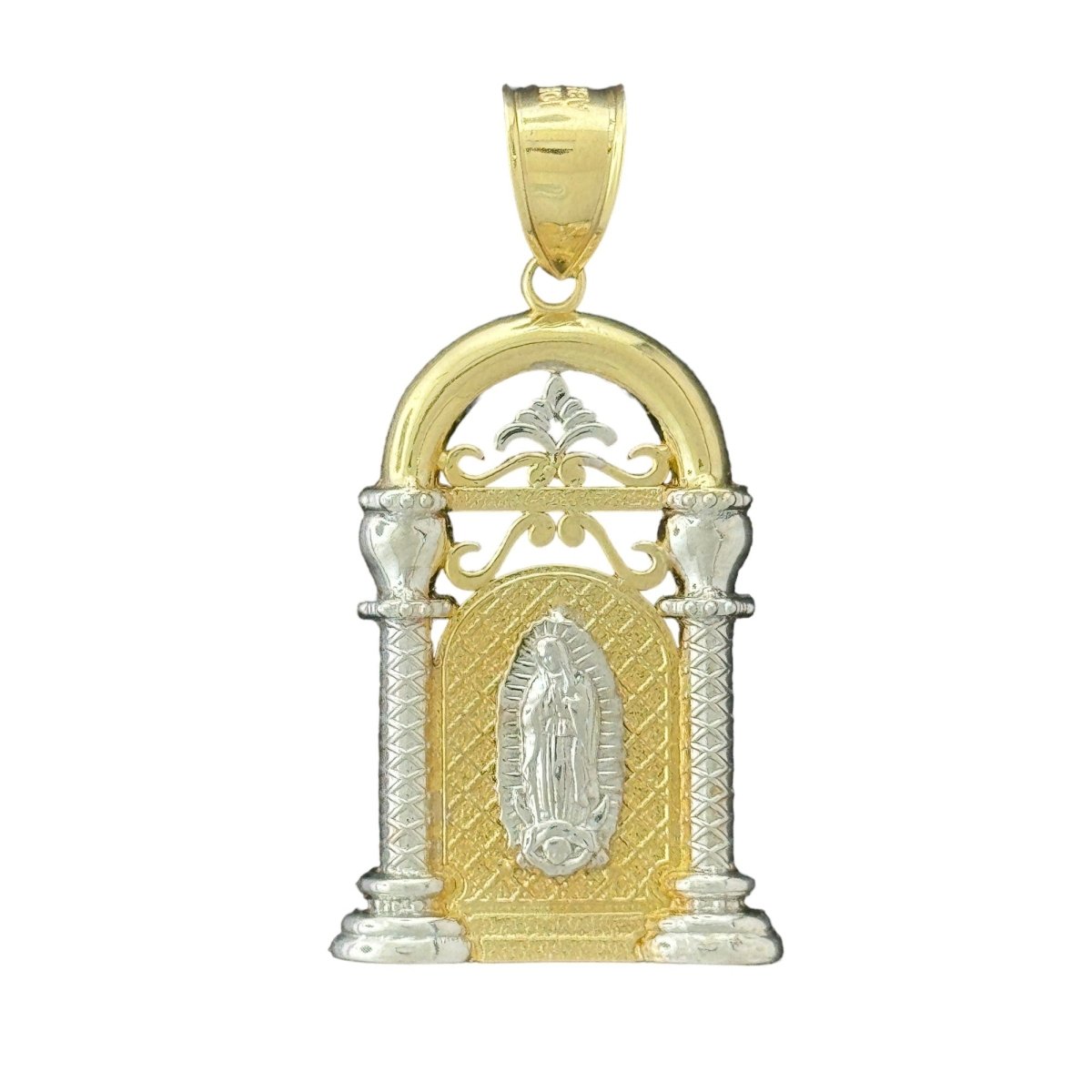 10KT Virgin Mary Temple Pendant, 5.82g