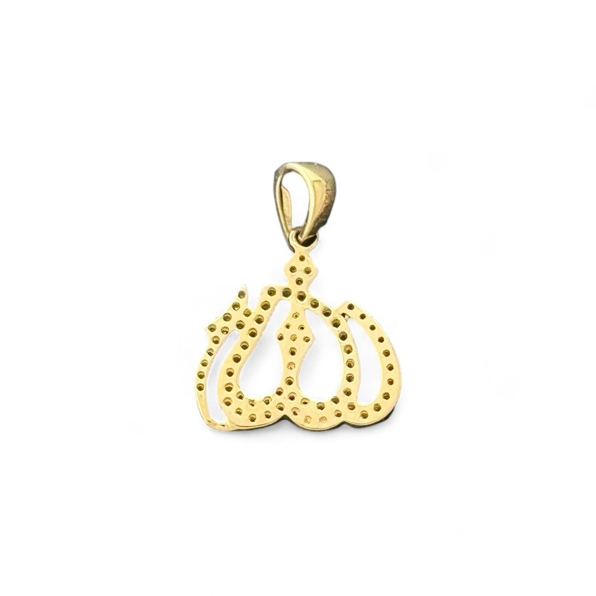 10KT Yellow Gold Allah Pendant, 1.4g