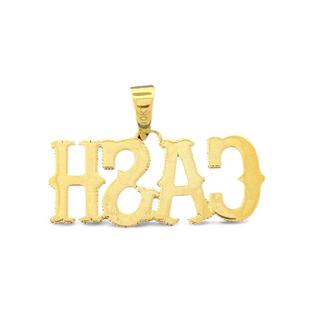 10KT Yellow Gold CASH Pendant, 4.96g