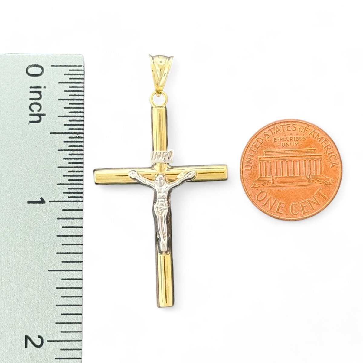 10KT Yellow Gold Crucifix Pendant