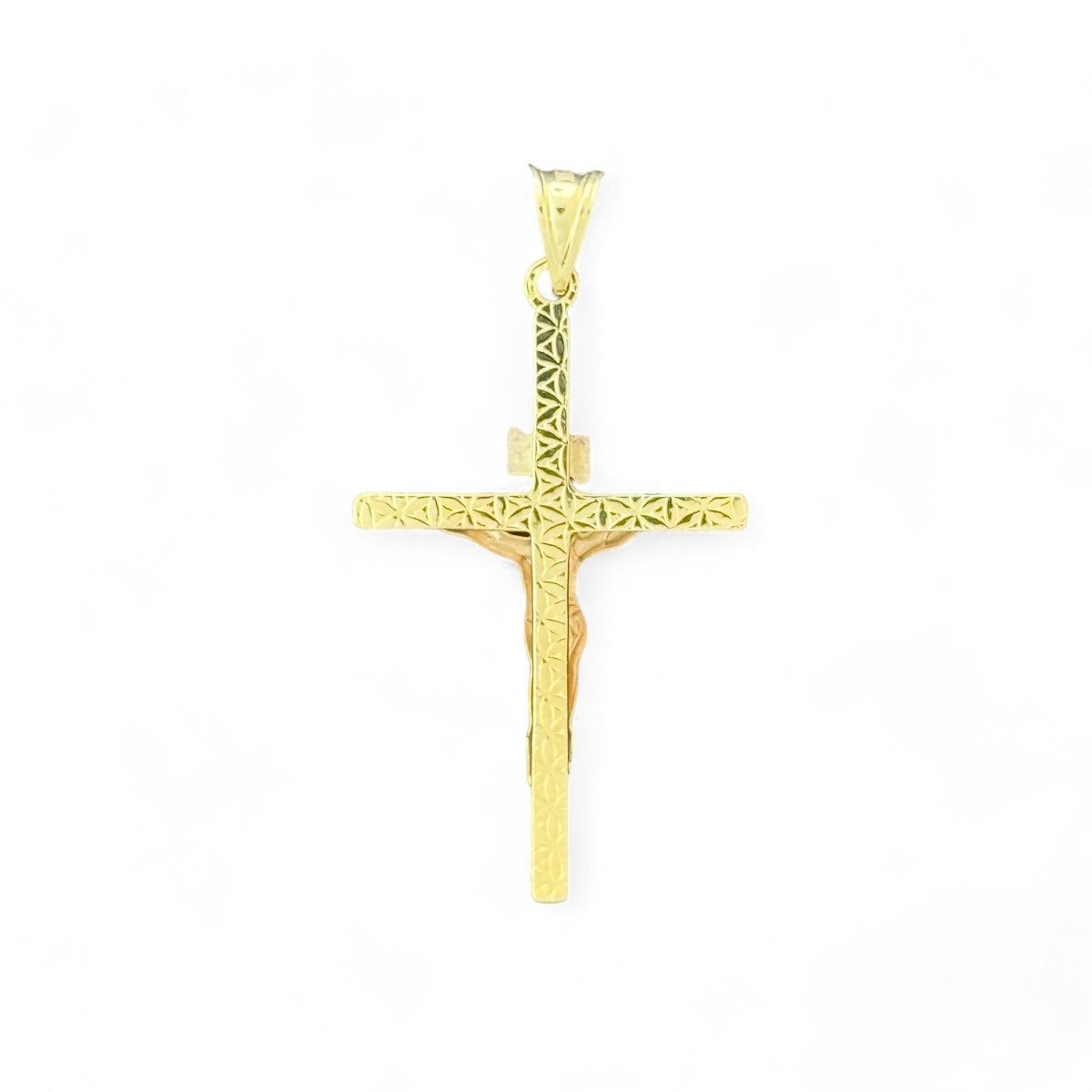 10KT Yellow Gold Crucifix Pendant